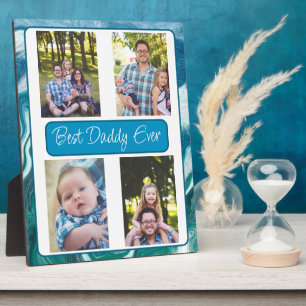 Personalised Best Dad Ever Photo   Plaque