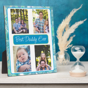 Personalised Best Dad Ever Photo   Plaque