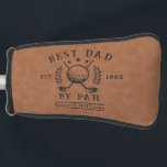 Personalised Best Dad Golf Head Putter Cover<br><div class="desc">Got a Dad who loves golf? This golf head putter cover would make a perfect gift for him! It features a faux leather background with the saying "Best Dad by Par" and can be personalised with his name and year of birth, starting golf or becoming a dad!</div>