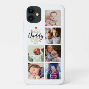 Personalised Best Dad Photo Collage iPhone 11 Case