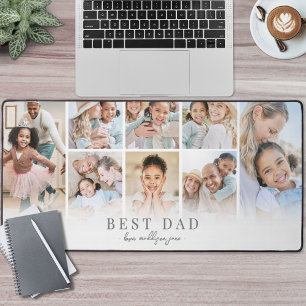 Personalised Best Dad Photo Desk Mat