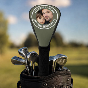 Personalised Best Daddy By Par Fathers Day Golf Head Cover