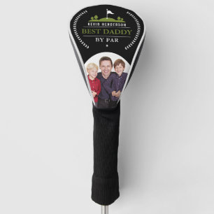 Personalised Best Daddy By Par Photo Golf Head Cover