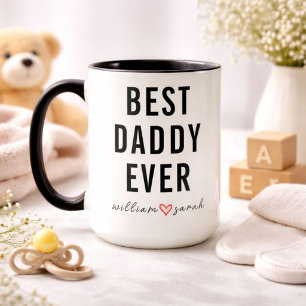 Personalised Best Daddy Ever   Custom Father’s Day Mug
