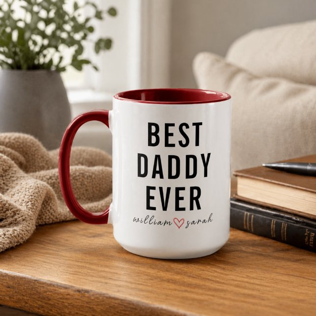 Personalised Best Daddy Ever | Custom Father’s Day Mug (Personalized Best Daddy Ever | Custom Father’s Day Mug)