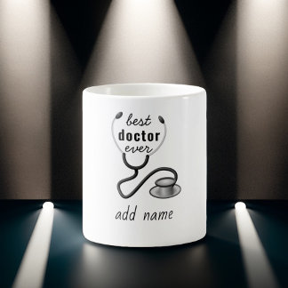 Personalised Best Doctor Ever Thank You Physician Coffee Mug