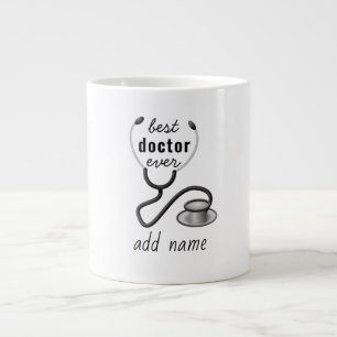 Personalised Best Doctor Ever Thank You Physician Large Coffee Mug