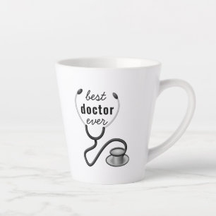 Personalised Best Doctor Ever Thank You Physician Latte Mug
