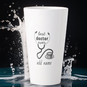 Personalised Best Doctor Ever Thank You Physician Latte Mug