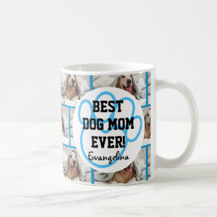 Personalised BEST DOG MOM EVER Photo Coffee Mug