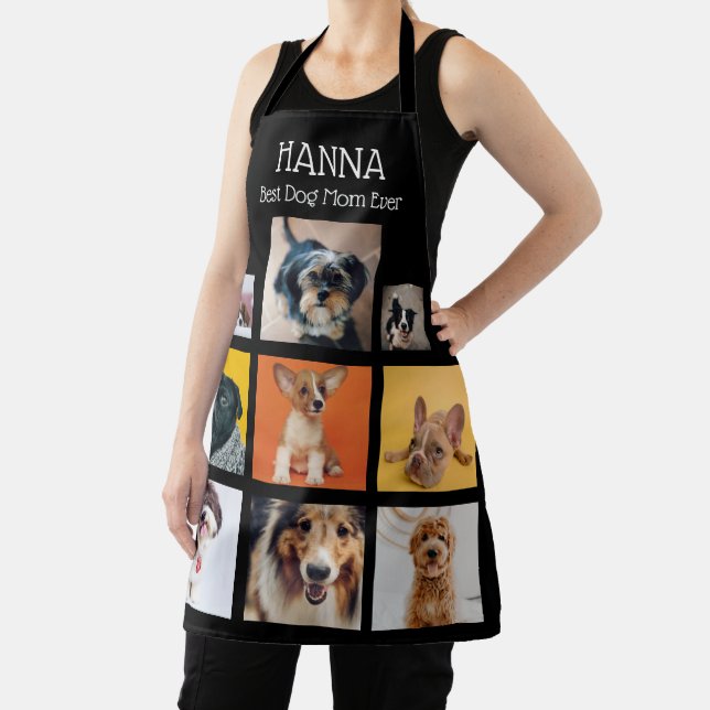Personalised Best Dog Mum Ever Dog Lover  Apron (Insitu)