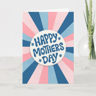 Personalised Best Ever Mothers Day Typography Card
