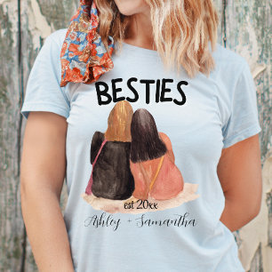 Personalised best friend est friendship  T-Shirt