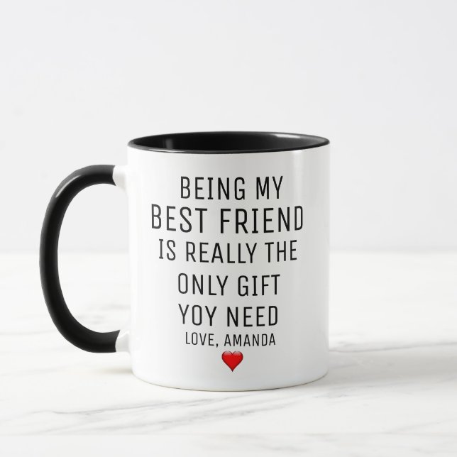 Personalised Best Friend Gift Mug (Left)