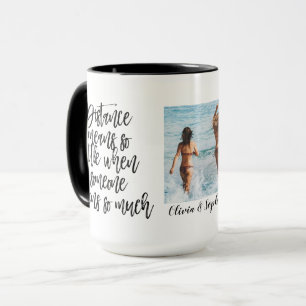 Personalised Best Friend Long Distance Mug BFF