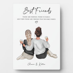 Personalised Best Friend Print, Best Friend Gift Plaque