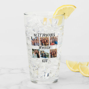 Personalised "Best Friends Forever" Photo Template Glass