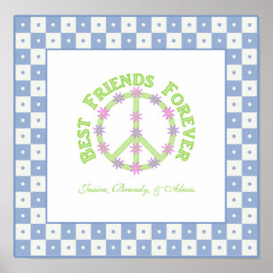 Personalised Best Friends Forever Poster