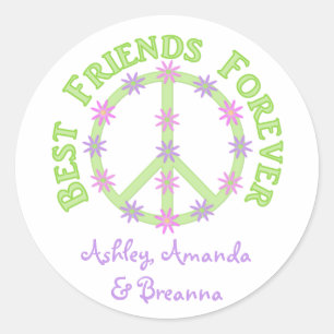 Personalised Best Friends Forever Stickers