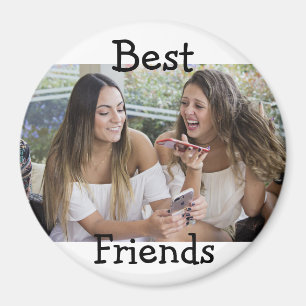 Personalised Best Friends Photo Magnet