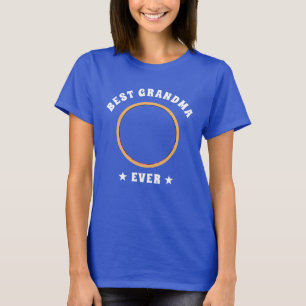 Personalised Best Grandma Ever Custom Family Photo T-Shirt