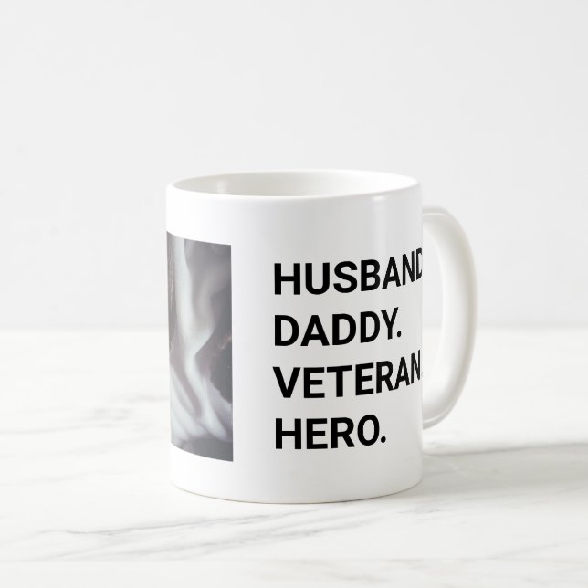 Personalised Best Husband Dad Daddy Father's Day Coffee Mug (Front Right)