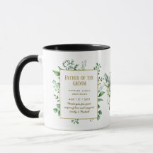 Personalised Best Man Father of Groom Groomsman Co