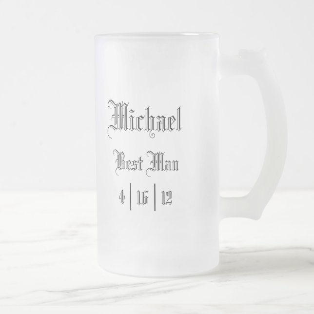 Personalised Best Man Mug (Right)