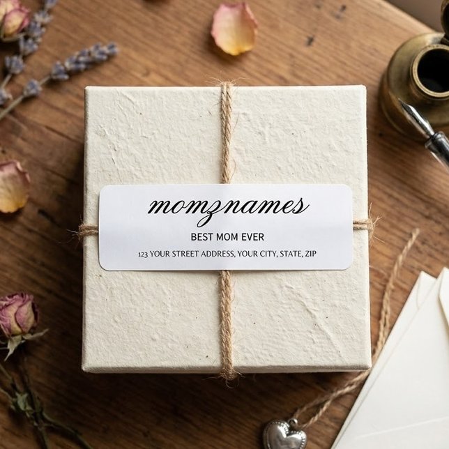 Personalised Best Mum Ever Calligraphy Name (Creator Uploaded)