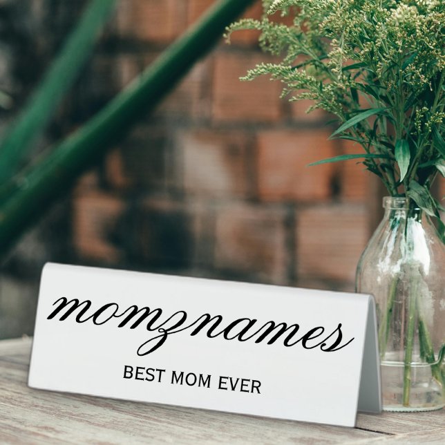 Personalised Best Mum Ever Calligraphy Name (Creator Uploaded)