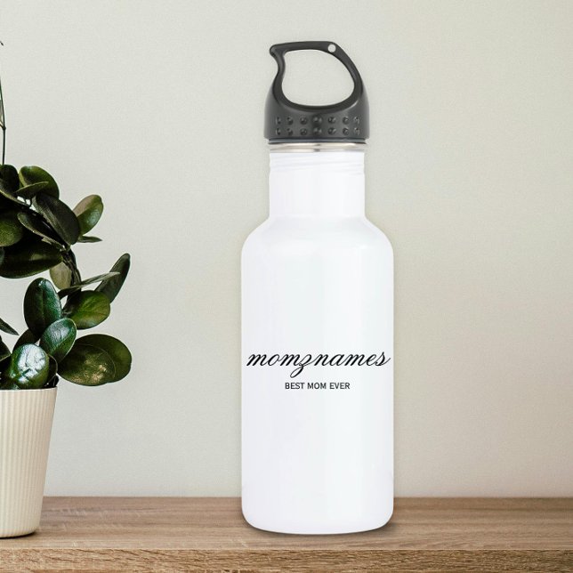 Personalised Best Mum Ever Calligraphy Name 710 Ml Water Bottle (Creator Uploaded)