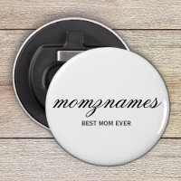 Personalised Best Mum Ever Calligraphy Name