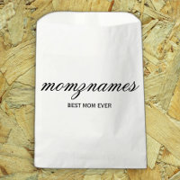 Personalised Best Mum Ever Calligraphy Name