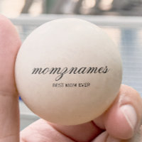Personalised Best Mum Ever Calligraphy Name