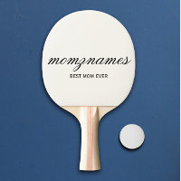 Personalised Best Mum Ever Calligraphy Name