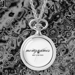 Personalised Best Mum Ever Calligraphy Name Watch