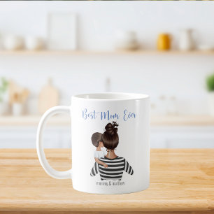 Personalised Best Mum Ever Custom Name Coffee Mug