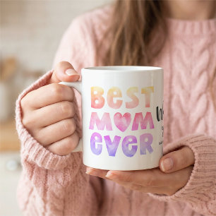 Personalised Best Mum Ever Mum Mug