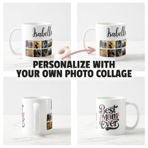 Personalised Best Mum Ever Trendy Mother's Day Coffee Mug