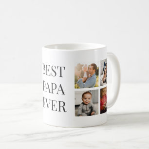 Personalised Best Papa Ever Photo Mug