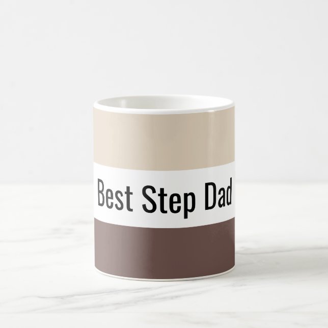Personalised Best Step Dad Mug (Center)