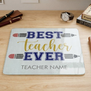 Personalised Best Teacher Ever - Customised Gift Cutting Board