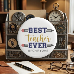 Personalised Best Teacher Ever - Customised Gift Magnet