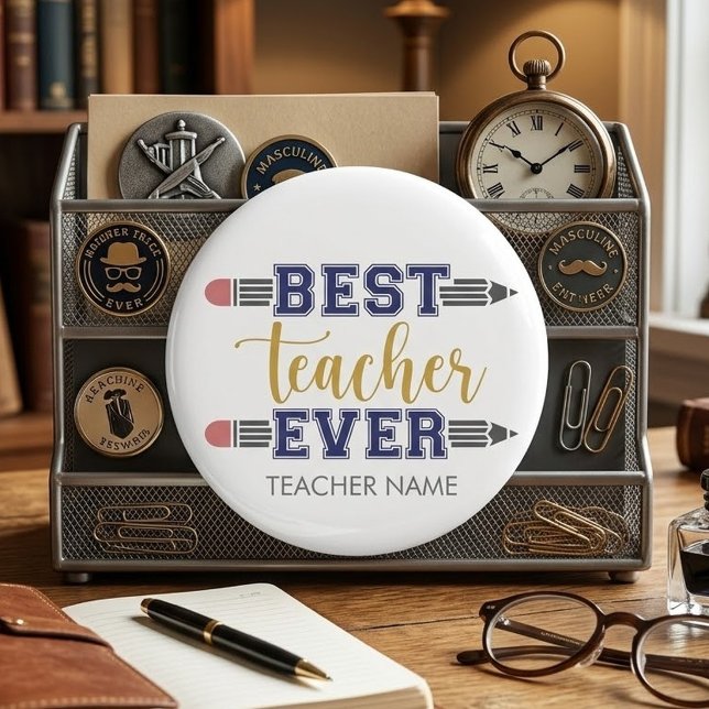 Personalised Best Teacher Ever - Customised Gift Magnet (Creator Uploaded)