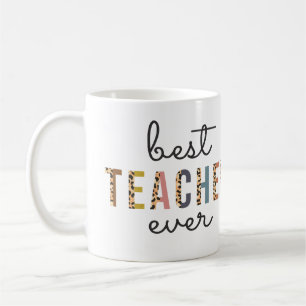 Personalised Best Teacher Ever Gift for Teacher  Coffee Mug