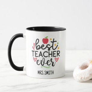 Personalised Best Teacher Ever Mug