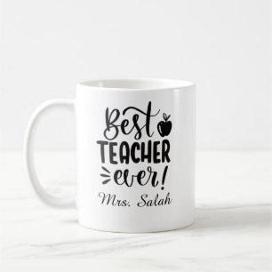Personalised Best Teacher Ever Mug