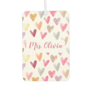 Personalised Best Teacher Gift Car Air Freshener