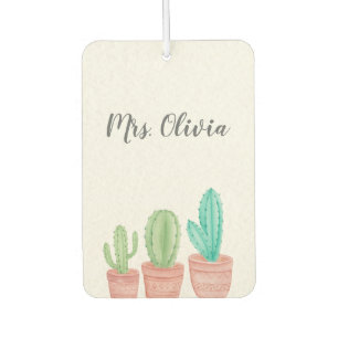 Personalised Best Teacher Gift Car Air Freshener