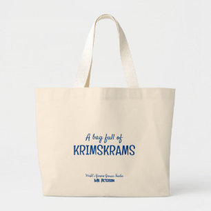 Personalised best teacher modern fun tote bag